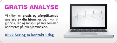 gratis analyse hjemmeside
